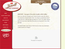 Tablet Screenshot of biscoffcoffeecorner.com